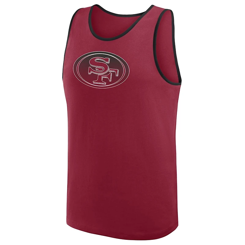 Débardeur Athletic Scarlet pour homme avec logo des 49ers de San Francisco, succès inégalé