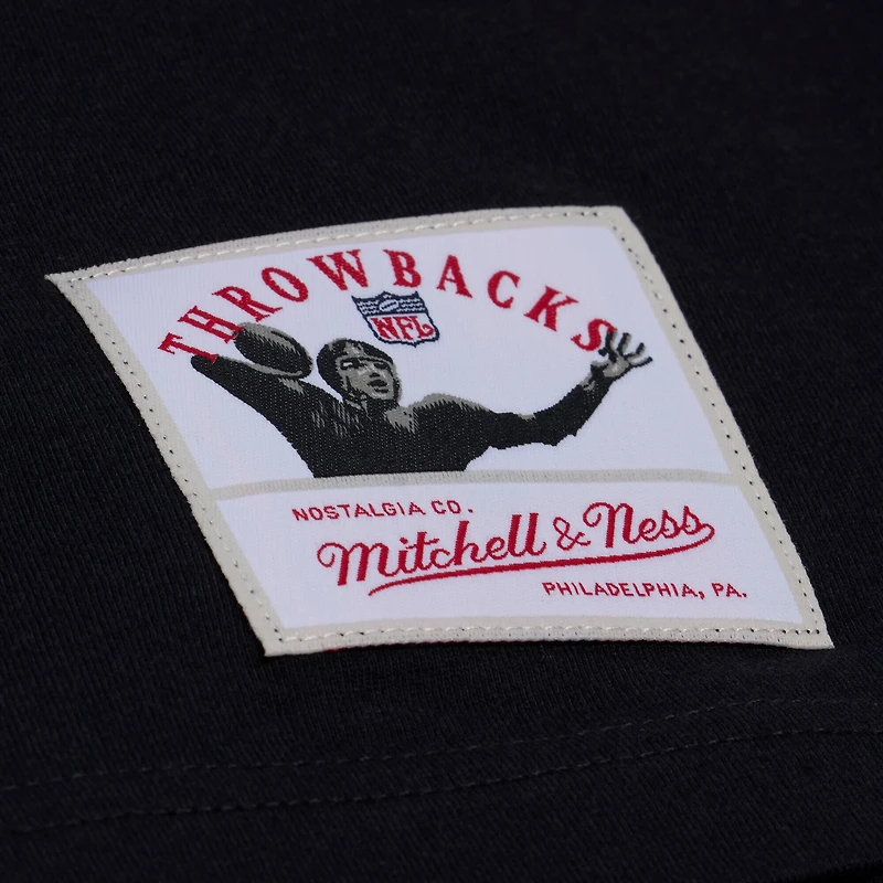 Men's Mitchell & Ness Black/Scarlet San Francisco 49ers Head Coach Tank Top