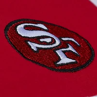 Débardeur Mitchell & Ness noir/écarlate pour homme, modèle entraîneur-chef des 49ers de San Francisco