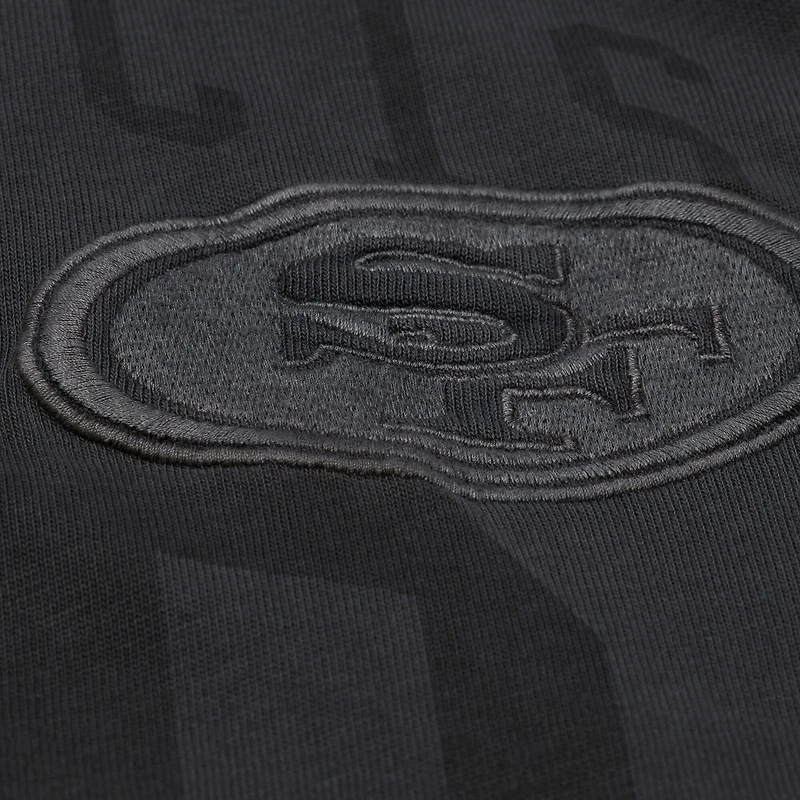 Men's Mitchell & Ness Black San Francisco 49ers Downtown Collection Premium T-Shirt