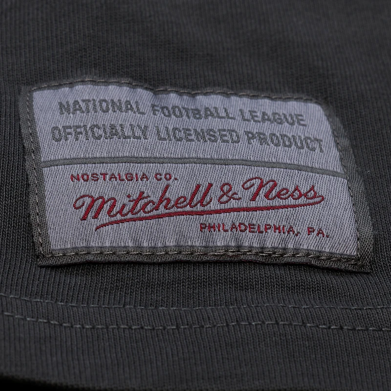 T-shirt noir premium Mitchell & Ness pour homme, collection Downtown des San Francisco 49ers