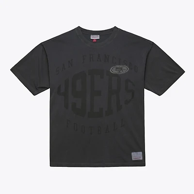 Men's Mitchell & Ness  Black San Francisco 49ers Downtown Collection Premium T-Shirt