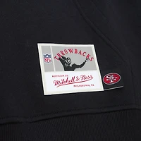 Men's Mitchell & Ness Black San Francisco 49ers Gridiron Classics Big Face 7.0 Pullover Hoodie