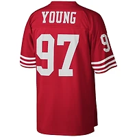 Men's Mitchell & Ness Bryant Young Scarlet San Francisco 49ers Legacy Replica Jersey