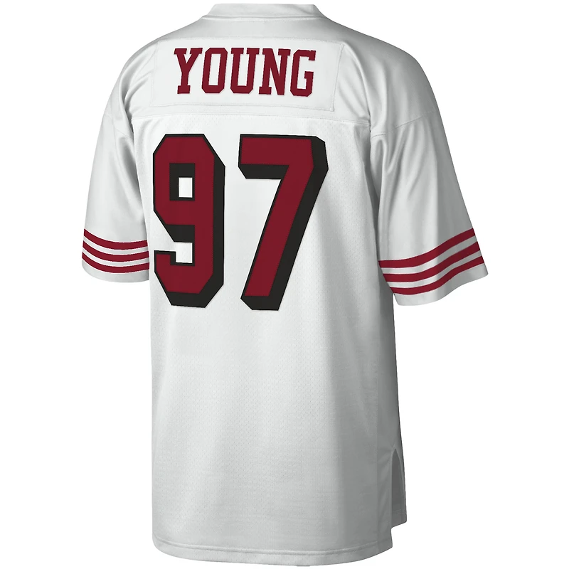 Men's Mitchell & Ness Bryant Young Scarlet San Francisco 49ers Legacy Replica Jersey
