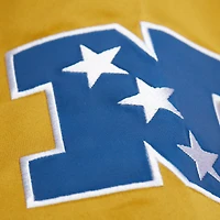 Veste zippée intégrale en satin double face pour homme des San Francisco 49ers