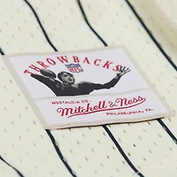 Men's Mitchell & Ness Jerry Rice Cream San Francisco 49ers Name Number Mesh Button-Up Baseball Jersey