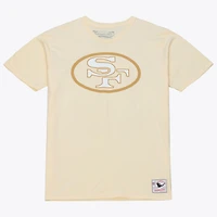 Men's Mitchell & Ness Jerry Rice Cream San Francisco 49ers Sandman Name Number T-Shirt