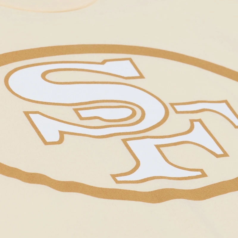 T-shirt Mitchell & Ness Jerry Rice Cream San Francisco 49ers Sandman pour homme, avec nom et numéro