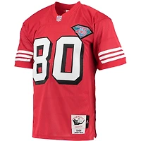 Maillot de joueur retraité authentique Mitchell & Ness Jerry Rice Scarlet San Francisco 49ers 1994 pour hommes