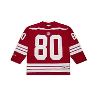 Maillot de hockey Mitchell & Ness Jerry Rice rouge écarlate des 49ers San Francisco Maxxed Out pour homme