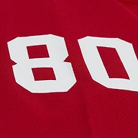 Maillot de hockey tendance Mitchell & Ness Jerry Rice Scarlet des San Francisco 49ers pour homme