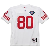 Maillot de joueur retraité authentique Mitchell & Ness Jerry Rice blanc San Francisco 49ers 1994 pour homme