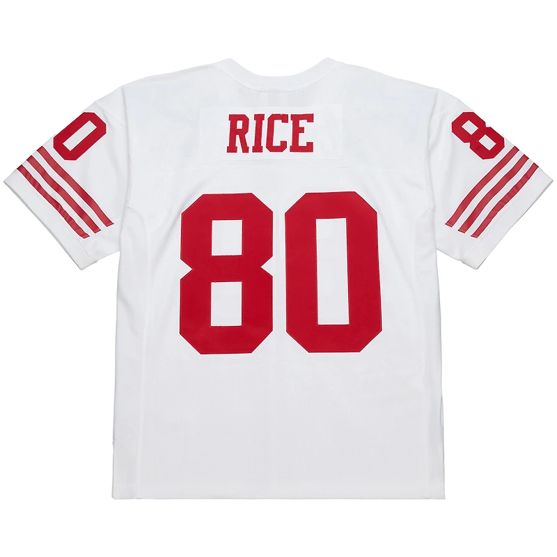 Maillot réplique Mitchell & Ness Jerry Rice blanc des 49ers de San Francisco 1994 pour homme