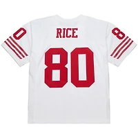 Maillot réplique Mitchell & Ness Jerry Rice blanc des 49ers de San Francisco 1994 pour homme