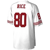 Men's Mitchell & Ness Jerry Rice White San Francisco 49ers Legacy Replica Jersey
