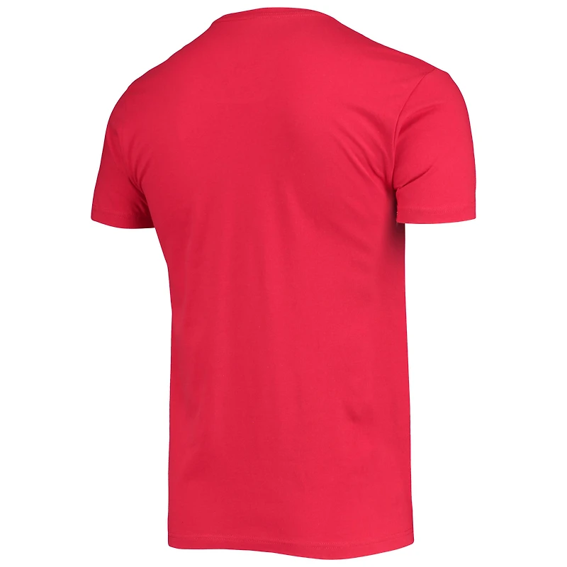 Men's Mitchell & Ness John Taylor San Francisco 49ers Scarlet Player Graphics T-Shirt