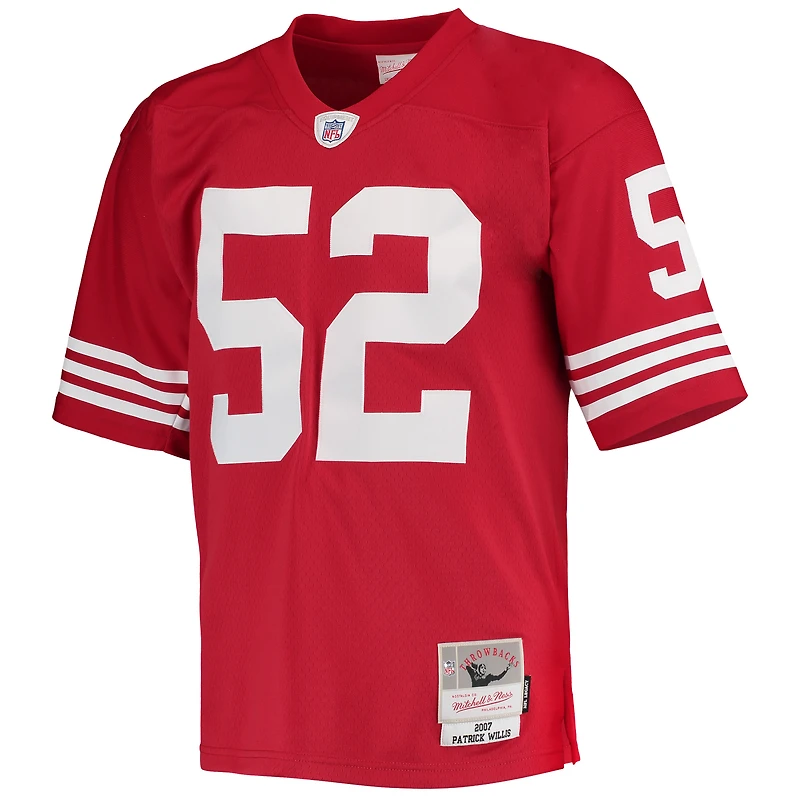 Men's Mitchell & Ness Patrick Willis Scarlet San Francisco 49ers Legacy Replica Jersey