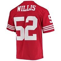 Maillot réplique Mitchell & Ness Patrick Willis Scarlet San Francisco 49ers Legacy pour hommes