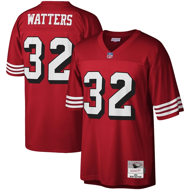 Maillot réplique Mitchell & Ness Ricky Watters Scarlet San Francisco 49ers Legacy pour hommes