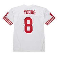 Maillot de joueur retraité authentique Mitchell & Ness Steve Young White San Francisco 49ers 1994 pour homme