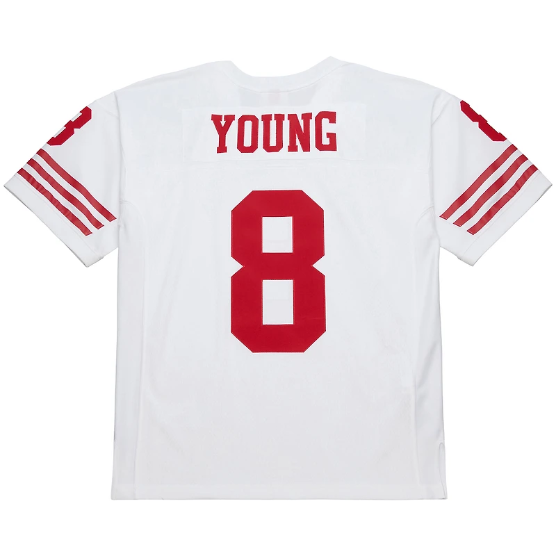 Maillot réplique blanc Mitchell & Ness Steve Young des San Francisco 49ers 1994 Legacy pour homme