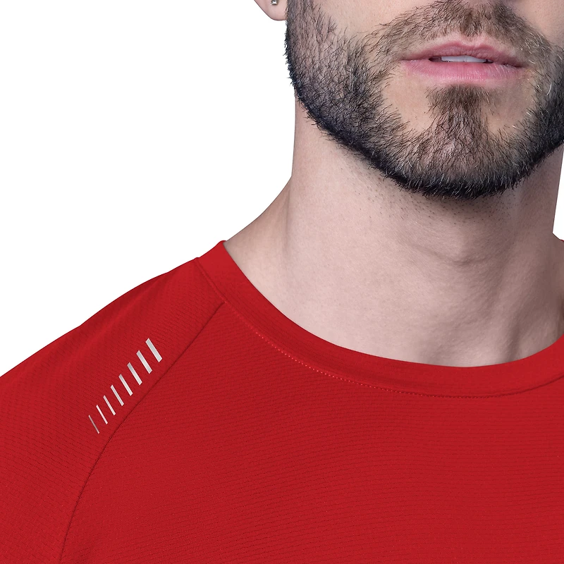 Men's MSX by Michael Strahan  Red San Francisco 49ers Forward Long-Sleeve T-Shirt