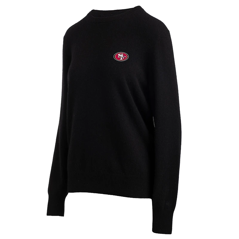 Men's NAADAM Black San Francisco 49ers Cashmere Sweater