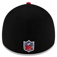 Casquette New Era 39THIRTY Flex noire/écarlate pour homme, San Francisco 49ers, draft NFL 2025