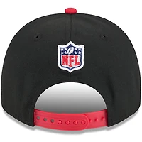 Men's New Era Black/Scarlet San Francisco 49ers 2025 NFL Draft 9FIFTY A-Frame Snapback Hat