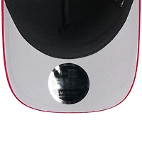 Casquette ajustable New Era 9FORTY M-Crown A-Frame pour homme, noire/écarlate, des San Francisco 49ers, draft NFL 2025