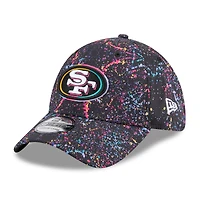 Casquette New Era noire 39THIRTY Flex des San Francisco 49ers 2025 NFL Crucial Catch pour homme