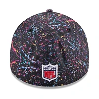 Casquette New Era noire 39THIRTY Flex des San Francisco 49ers 2025 NFL Crucial Catch pour homme