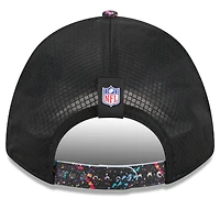 Casquette ajustable 9FORTY NFL Crucial Catch 2025 des San Francisco 49ers de New Era pour homme, noire