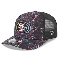 Casquette ajustable NFL Crucial Catch 9SEVENTY noire New Era pour homme, San Francisco 49ers 2025