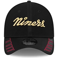 Casquette New Era noire 39THIRTY Flex pour homme, collection Rivalries 2025 des San Francisco 49ers
