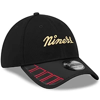 Casquette New Era noire 39THIRTY Flex pour homme, collection Rivalries 2025 des San Francisco 49ers