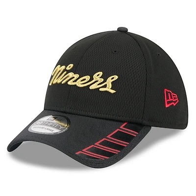 Casquette New Era noire 39THIRTY Flex pour homme, collection Rivalries 2025 des San Francisco 49ers