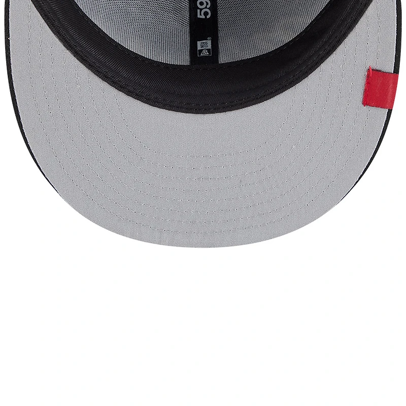 Casquette ajustée 59FIFTY noire New Era pour homme, collection Rivalries 2025 des San Francisco 49ers