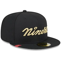 Casquette ajustée 59FIFTY noire New Era pour homme, collection Rivalries 2025 des San Francisco 49ers