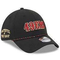 Men's New Era  Black San Francisco 49ers 2025 Rivalries Collection On-Field 39THIRTY Flex Hat