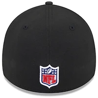 Casquette New Era noire 39THIRTY Flex pour homme, collection Rivalries 2025 des San Francisco 49ers