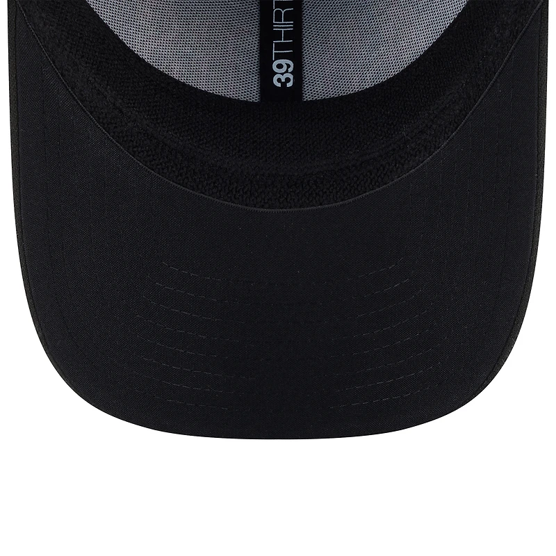 Casquette New Era noire 39THIRTY Flex pour homme, collection Rivalries 2025 des San Francisco 49ers