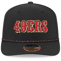 Men's New Era  Black San Francisco 49ers 2025 Rivalries Collection On-Field 9SEVENTY Adjustable Hat