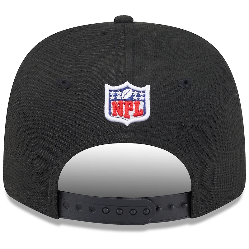 Men's New Era Black San Francisco 49ers 2025 Rivalries Collection On-Field 9SEVENTY Adjustable Hat