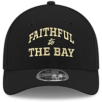 Casquette ajustable New Era noire 9FORTY M-Crown pour homme, collection Rivalries 2025, San Francisco 49ers