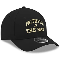 Casquette ajustable New Era noire 9FORTY M-Crown pour homme, collection Rivalries 2025, San Francisco 49ers