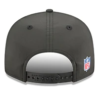 Casquette snapback 9FIFTY noire New Era pour homme, San Francisco 49ers 2025, panneau fendu