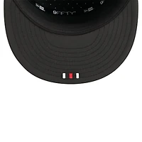 Casquette snapback 9FIFTY noire New Era pour homme, San Francisco 49ers 2025, panneau fendu