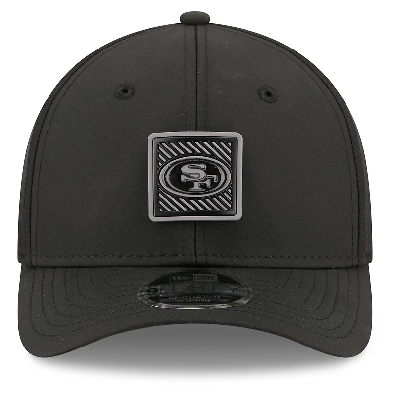 Men's New Era Black San Francisco 49ers 2026 NFL Training Camp 9FORTY Adjustable Hat